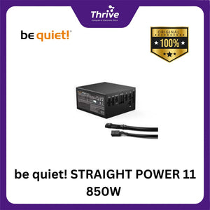 be quiet! STRAIGHT POWER 11 850W - Fully Modular - 80+ Platinum Certified - 5 Years Warranty - Number 1 PSU in Germany