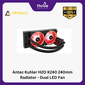 Antec Kuhler H2O K240 240mm Radiator - Dual LED Fan