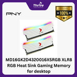 Load image into Gallery viewer, MD16GK2D4320016XSRGB XLR8 RGB Heat Sink Gaming Memory for desktop