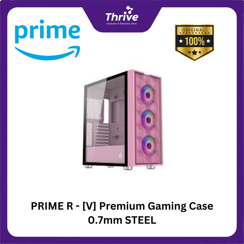 PRIME R - [V] Premium Gaming Case 0.7mm STEEL - Sultan Store