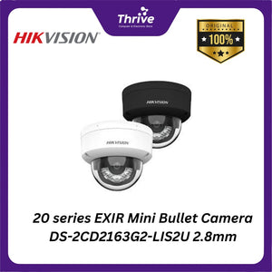20 series EXIR Mini Bullet Camera DS-2CD2163G2-LIS2U 2.8mm