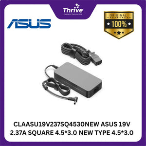 CLAASU19V237SQ4530NEW ASUS 19V 2.37A SQUARE 4.5*3.0 NEW TYPE 4.5*3.0