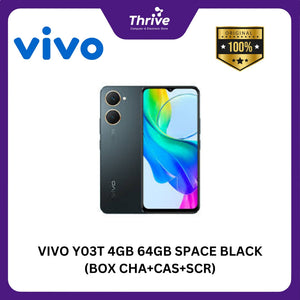 VIVO Y03T 4GB 64GB SPACE BLACK (BOX CHA+CAS+SCR)VIVO Y03T 4GB 64GB SPACE BLACK (BOX CHA+CAS+SCR)