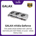 Load image into Gallery viewer, GALAX nVidia Geforce RTX 3090 24GB DDR6X HOF LIMITED EDITION with HOF PANEL III (LCD) - ARGB TRIPLE FAN -
