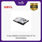 Load image into Gallery viewer, X-Geil 128GB 2.5 SATAIII R/W UP TO 550/520MB/s
