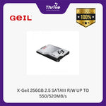 Load image into Gallery viewer, X-Geil 256GB 2.5 SATAIII R/W UP TO 550/520MB/s
