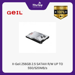 X-Geil 256GB 2.5 SATAIII R/W UP TO 550/520MB/s