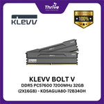 Load image into Gallery viewer, KLEVV BOLT V DDR5 PC57600 7200MHz 32GB (2X16GB) - KD5AGUA80-72B340H
