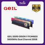 Load image into Gallery viewer, GEIL DDR5 ORION V PC44800 5600MHz Dual Channel 32GB (2x16GB) - GAVG532GB5600C38ADC (Intel XMP &amp; AMD EXPO Ready) Support AMD &amp; INTEL