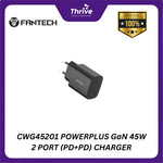Load image into Gallery viewer, CWG45201 POWERPLUS GaN 45W 2 PORT (PD+PD) CHARGER

