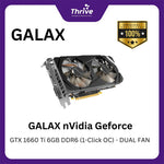 Load image into Gallery viewer, GALAX nVidia Geforce GTX 1660 Ti 6GB DDR6 (1-Click OC) - DUAL FAN