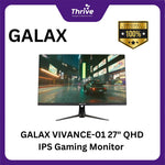 Load image into Gallery viewer, GALAX VIVANCE-01 27&quot; QHD IPS Gaming Monitor 165Hz with G-SYNC - Response Time 1ms
