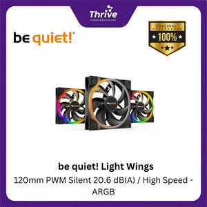 be quiet! Light Wings - 120mm PWM Silent 20.6 dB(A) / High Speed - ARGB