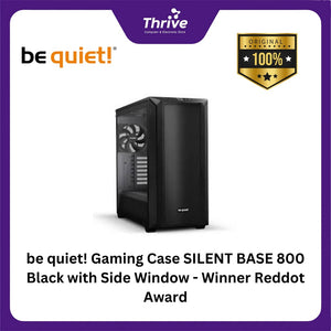 be quiet! Gaming Case SILENT BASE 800 Black with Side Window - Winner Reddot Award