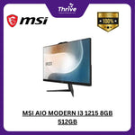 Load image into Gallery viewer, MSI AIO MODERN I3 1215 8GB 512GB W11+OHS 23.8FHD IPS BLK -AM242.693
