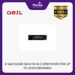 X-Geil 512GB Gen3 X4 M.2 2280 NVME R/W UP TO 3100/1800MB/s