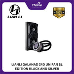 Load image into Gallery viewer, LIANLI GALAHAD 240 UNIFAN SL EDITION BLACK AND SILVER