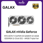 Load image into Gallery viewer, GALAX nVidia Geforce RTX 4070 Ti SUPER EX GAMER V2 16GB GDDR6X (1-Click OC) - ARGB Triple Fan
