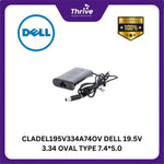 Load image into Gallery viewer, CLADEL195V334A74OV DELL 19.5V 3.34 OVAL TYPE 7.4*5.0