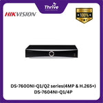 Load image into Gallery viewer, DS-7600NI-Q1/Q2 series(4MP &amp; H.265+) DS-7604NI-Q1/4P