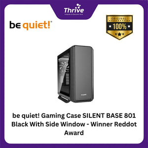 be quiet! Gaming Case SILENT BASE 801 Black With Side Window - Winner Reddot Award