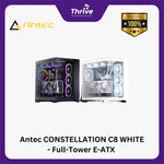 Load image into Gallery viewer, Antec CONSTELLATION C8 WHITE - Full-Tower E-ATX Gaming Case - Dual Chamber Design - 4mm Tempered Glass Side Panel - Right Side Full Mesh Panel - Type C Ready
