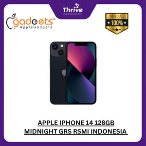 APPLE IPHONE 14 128GB MIDNIGHT GRS RSMI INDONESIA TAM