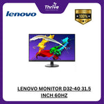 Load image into Gallery viewer, LENOVO MONITOR D32-40 31.5 INCH 60HZ
