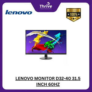 LENOVO MONITOR D32-40 31.5 INCH 60HZ
