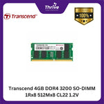 Load image into Gallery viewer, Transcend 4GB DDR4 3200 SO-DIMM 1Rx8 512Mx8 CL22 1.2V
