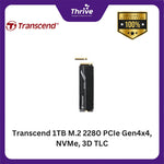 Load image into Gallery viewer, Transcend 1TB M.2 2280 PCIe Gen4x4, NVMe, 3D TLC
