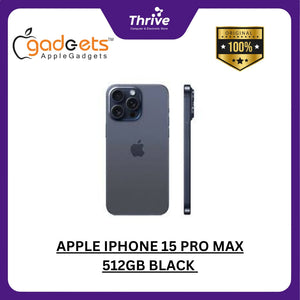 APPLE IPHONE 15 PRO MAX 512GB BLACK TITANIUM GRS RSMI INDONESIA DIGIMAP