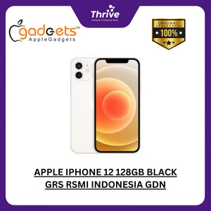 APPLE IPHONE 12 128GB BLACK GRS RSMI INDONESIA GDN