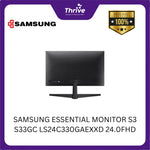 Load image into Gallery viewer, SAMSUNG ESSENTIAL MONITOR S3 S33GC LS24C330GAEXXD 24.0FHD
