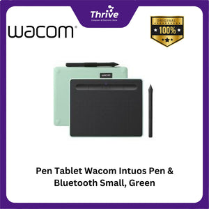 Pen Tablet Wacom Intuos Pen & Bluetooth Small, Green