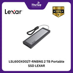 Load image into Gallery viewer, LSL600X002T-RNBNG 2 TB Portable SSD LEXAR
