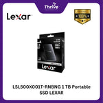 Load image into Gallery viewer, LSL500X001T-RNBNG 1 TB Portable SSD LEXAR
