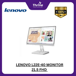 LENOVO L22E-40 MONITOR 21.5 FHD 169 FLAT VA 72 NTSC 75HZ TILT 3Y