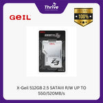 Load image into Gallery viewer, X-Geil 512GB 2.5 SATAIII R/W UP TO 550/520MB/s
