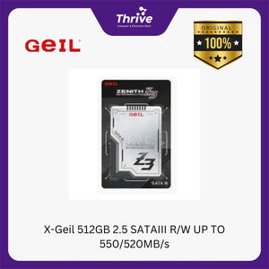 X-Geil 512GB 2.5 SATAIII R/W UP TO 550/520MB/s