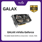 Load image into Gallery viewer, GALAX nVidia Geforce GTX 1660 6GB DDR5 (1-Click OC) - DUAL FAN