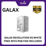 Load image into Gallery viewer, GALAX REVOLUTION 05 WHITE FREE 4PCS RGB FAN INCLUDED