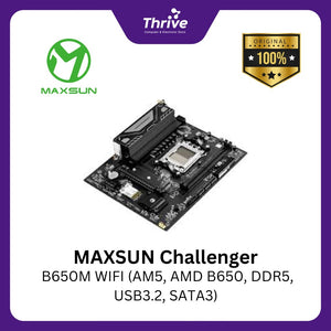 MAXSUN Challenger B650M WIFI (AM5, AMD B650, DDR5, USB3.2, SATA3)