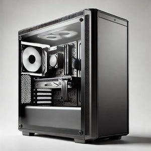 Antec P120 Crystal BLACK - Front & Left Side Tempered Glass - Aluminum VGA Holder - Slide Button Side Panel