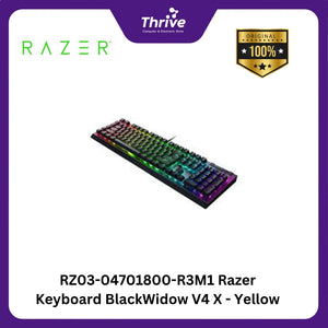 RZ03-04701800-R3M1 Razer Keyboard BlackWidow V4 X - Yellow