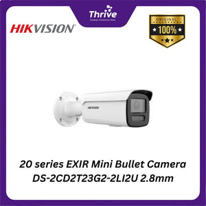 20 series EXIR Mini Bullet Camera DS-2CD2T23G2-2LI2U 2.8mm