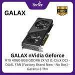 Load image into Gallery viewer, GALAX nVidia Geforce RTX 4060 8GB GDDR6 2X V2 (1-Click OC) - DUAL FAN [Factory Brand New - No Box] - Garansi 3 Thn
