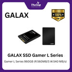 Load image into Gallery viewer, GALAX SSD Gamer L Series 960GB (R:560MB/S W:540 MB/s)
