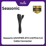 Load image into Gallery viewer, Seasonic 12VHPWR ATX 3.0/PCIe 5.0 Cable Connector - Compatible with Seasonic Modular ATX 2.xx PRIME and FOCUS Series (above 850W output)
