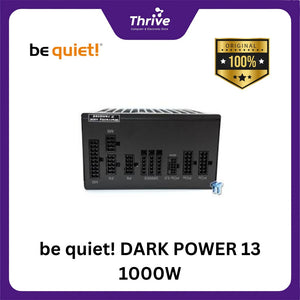 be quiet! DARK POWER 13 1000W - Fully Modular - ATX 3.0 PCIe 5.0 - 80+ Titanium Certified - 10 Years Warranty - Number 1 PSU in Germany